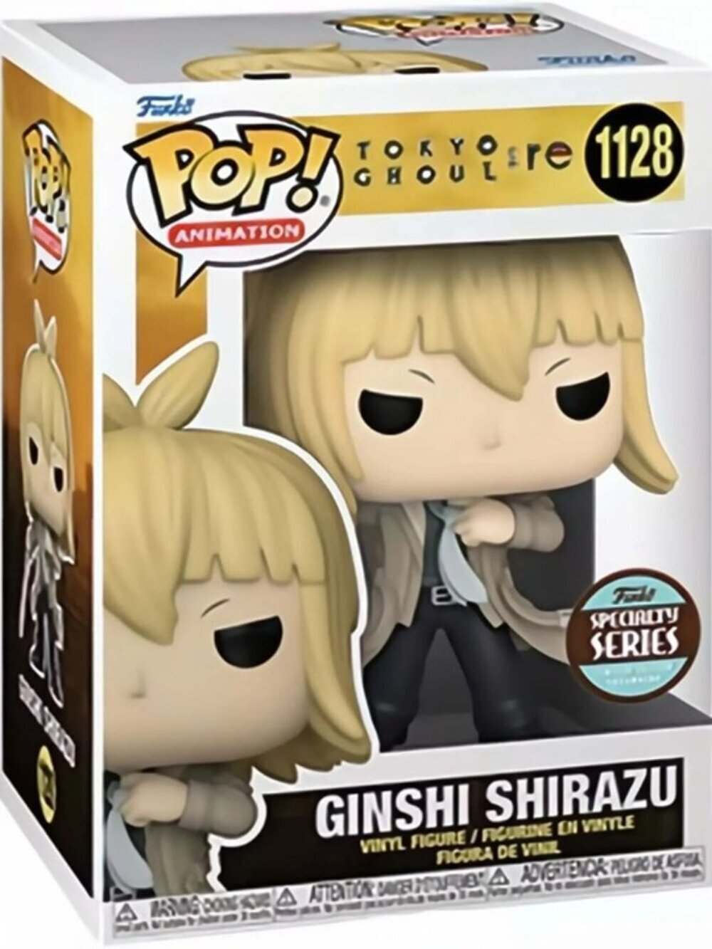Funko Pop! Animation – Tokyo Ghoul:re: Ginshi Shirazu #1128 – Specialty Series E